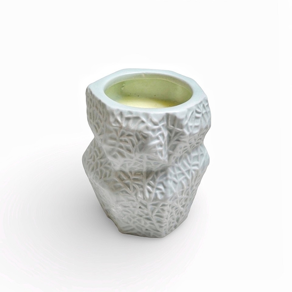 Anthropologie Seagrass & Cucumber Pastel Mint Green Candle